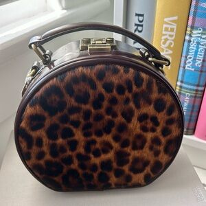 Leopard Print Crossbody Bag